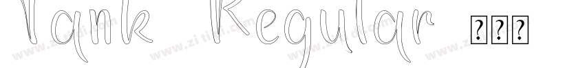 Tank Regular字体转换